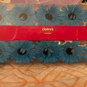 Claire’s string lights blue flower lights